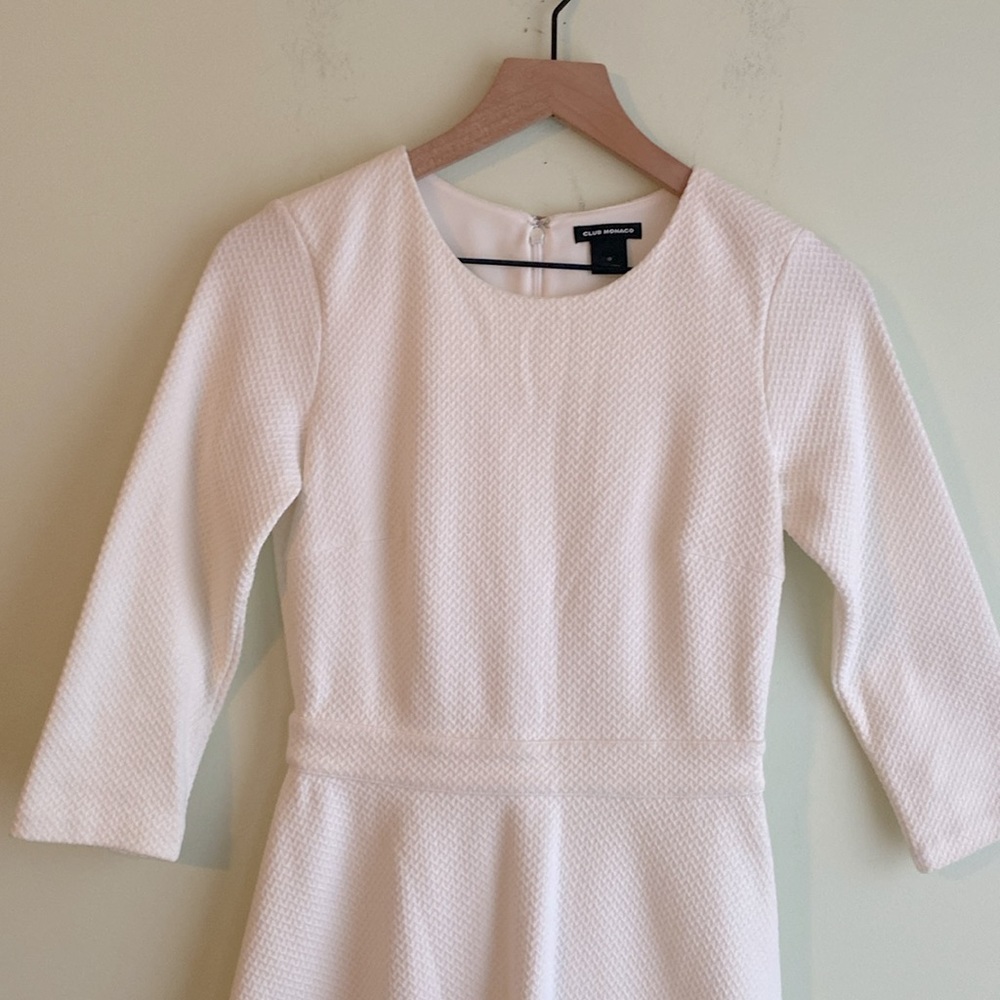Club Monaco Textured Mini Dress - Picture 2 of 6